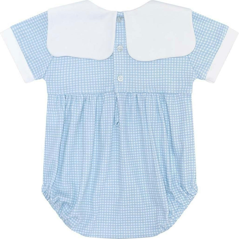 Blue Gingham Baby Bubble