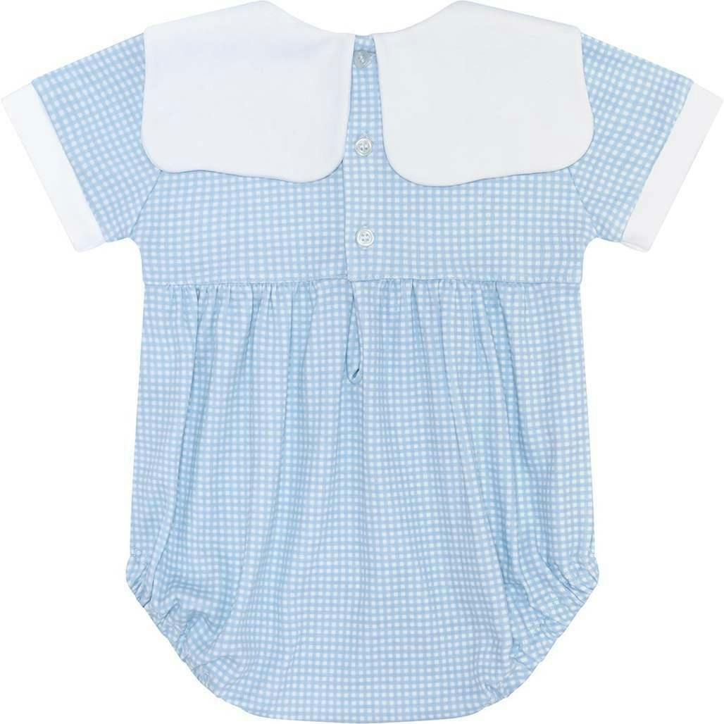 Blue Gingham Baby Bubble
