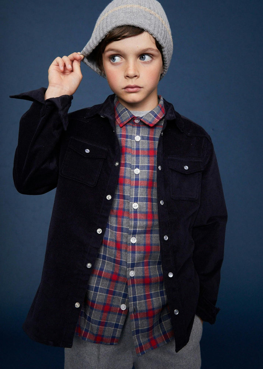 The Navy Corduroy Shirt