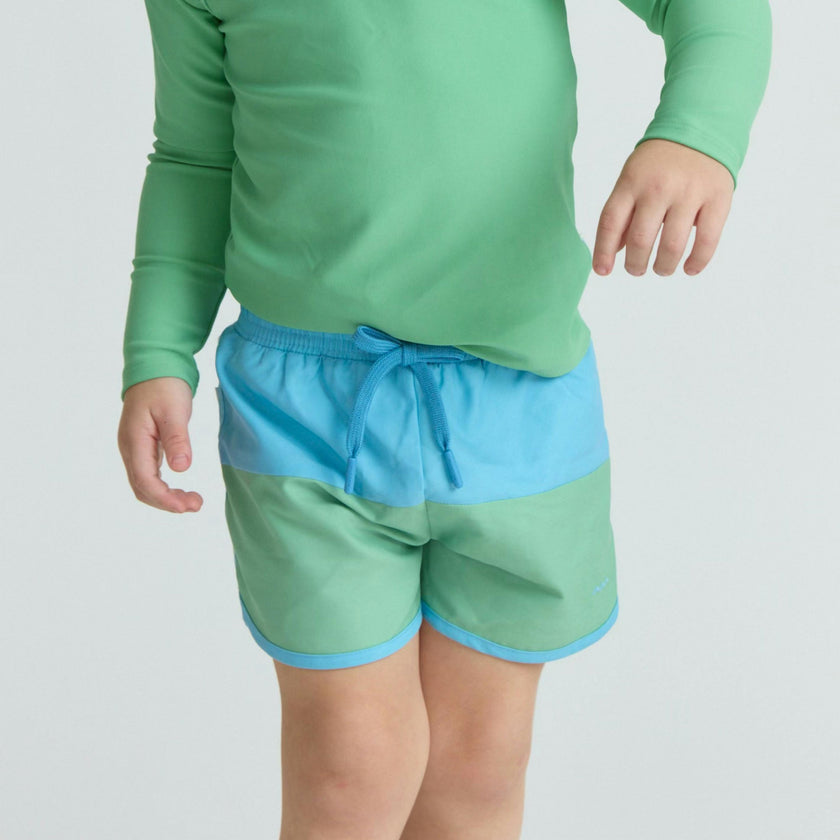 boys island edge colorblock boardie