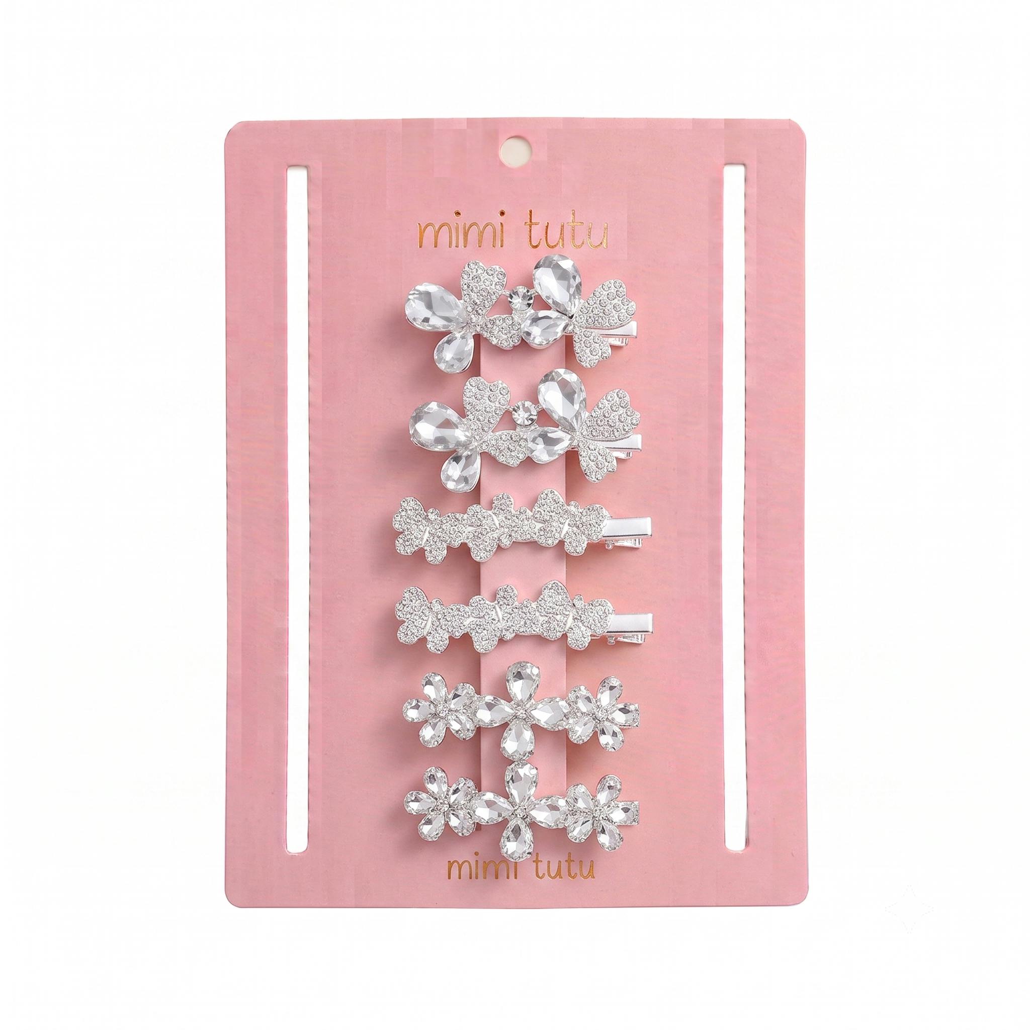 Crystal Radiant Hair Pin Trio