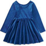 Velour Ballet Dress, Blue
