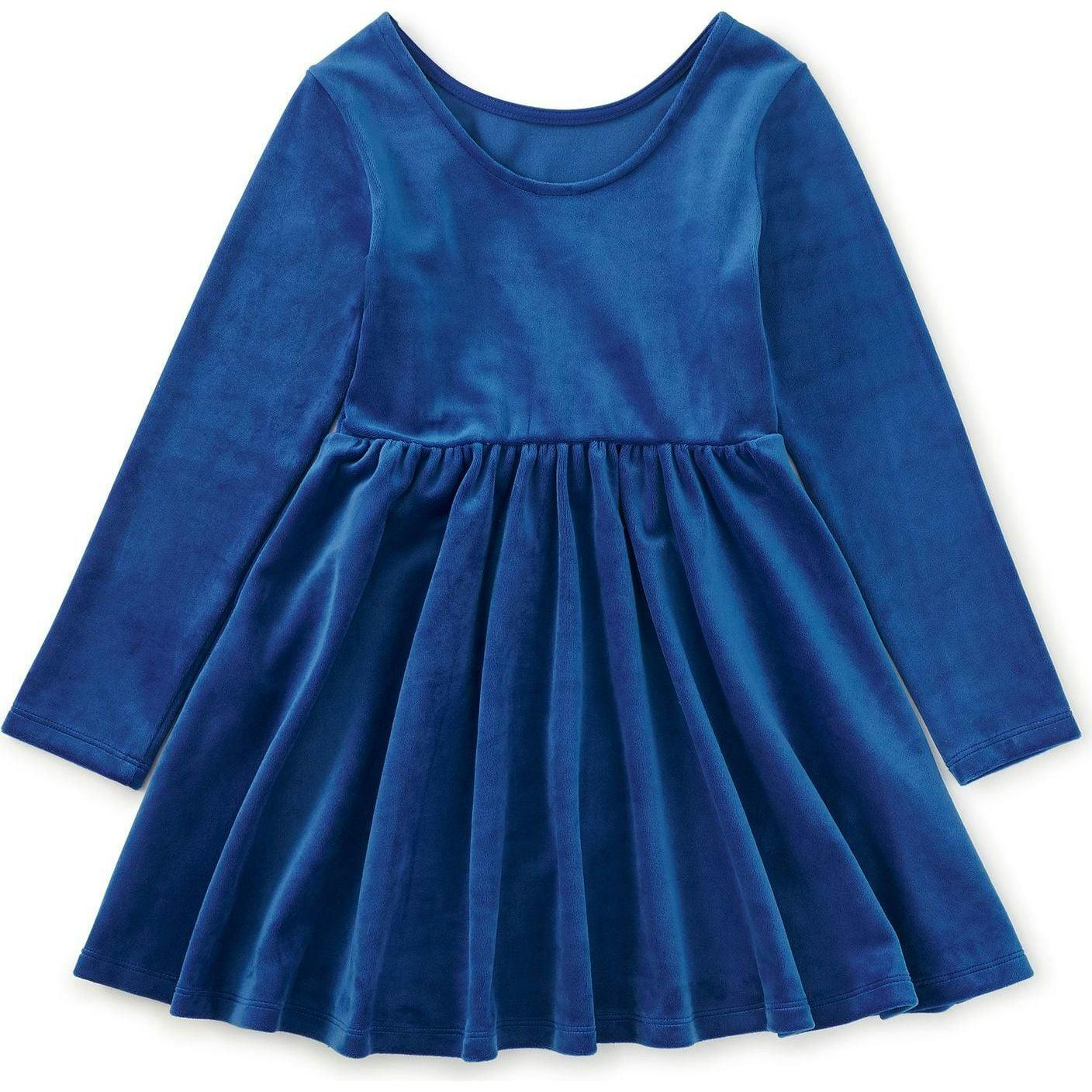 Velour Ballet Dress, Blue