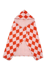 Hooded Towel Rose Geo