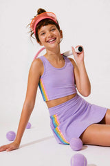 Lavender Rainbow Sherbet Sequin Tennis Set