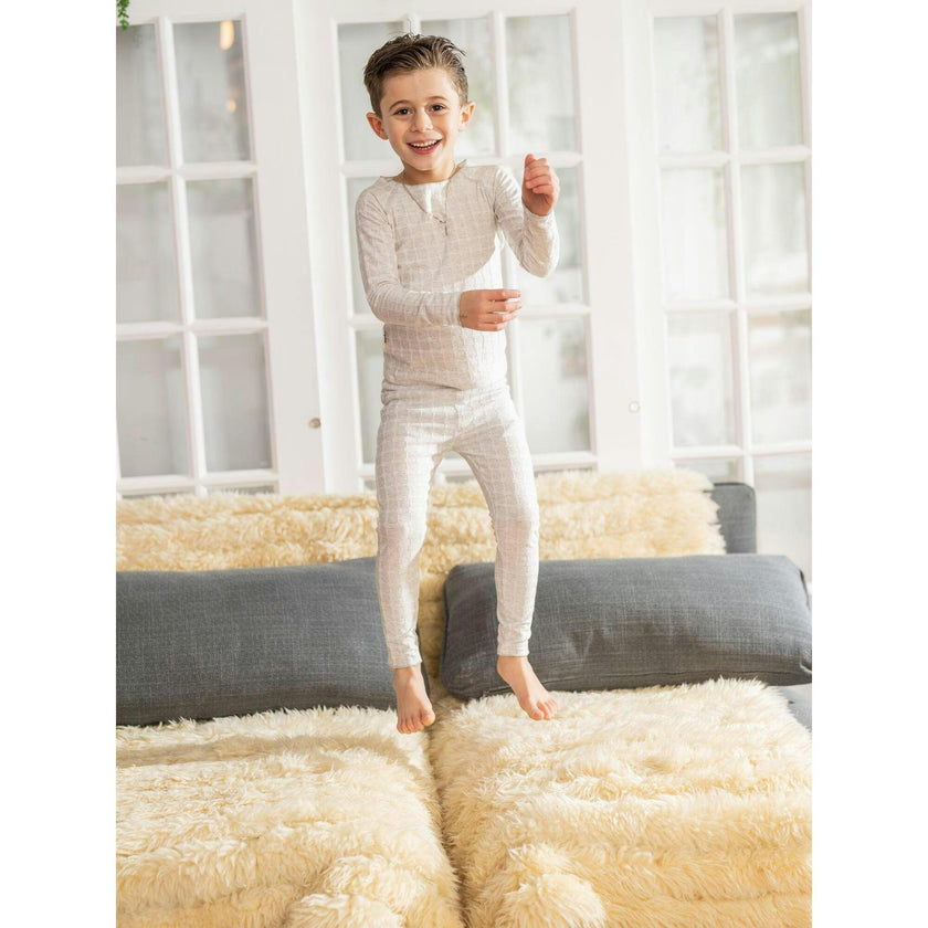 Box Design Raglan Sleeve Top & Pant Set