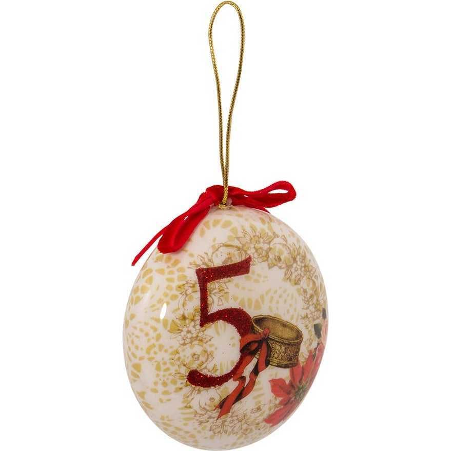 85mm Decoupage Ball Ornament Set of 12
