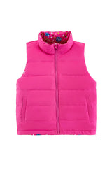 Casey Reversible Lightweight Down Puffer Vest, Gems and Pearls