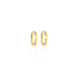Classic 12mm Hinged Huggie Hoop Earrings