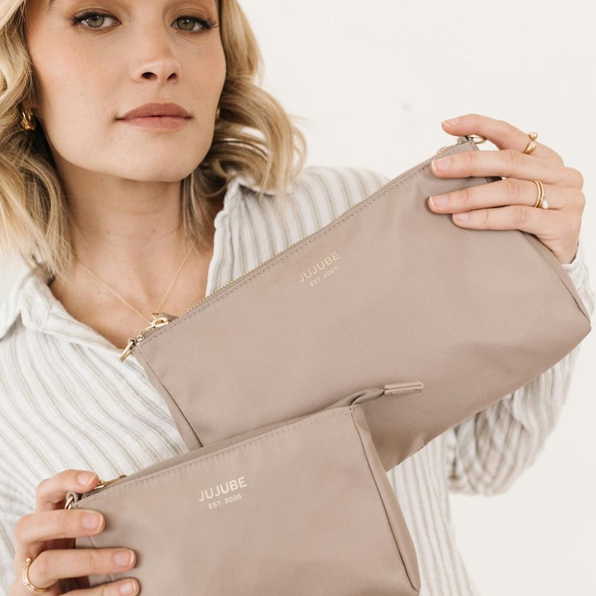 Diaper Bag-Fit 3-Piece Pouch Set