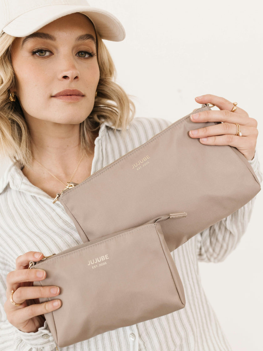 Diaper Bag-Fit 3-Piece Pouch Set