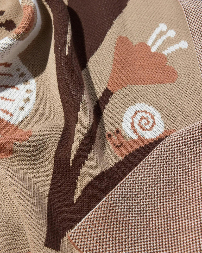 Bugs in Love Knit Blanket