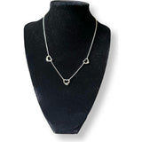 Vintage Tiffany & Co.Triple Open Heart Necklace