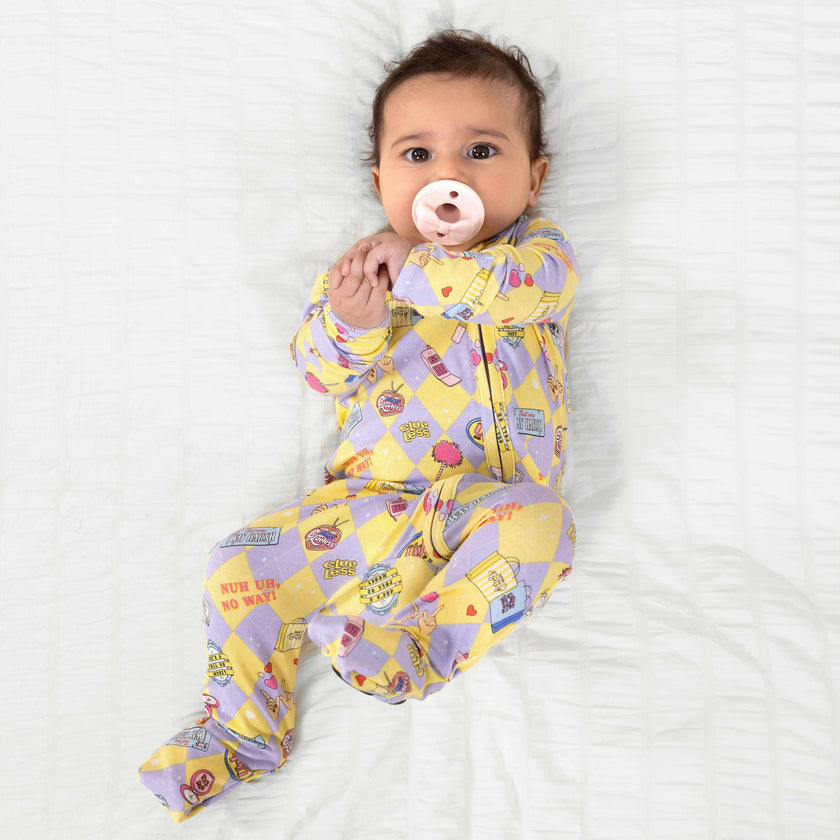 Clueless As If! Bamboo Convertible Footie