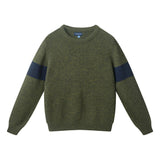 Big Kid (8-18) Marled Crewneck Sweater | Green