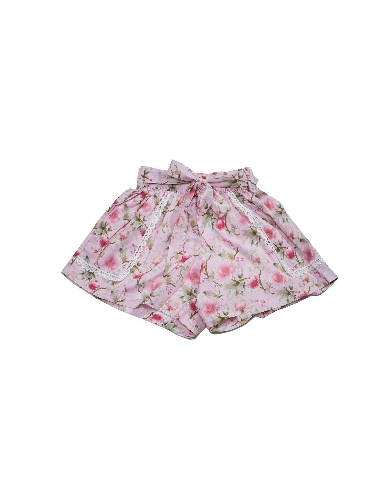 Cotton Shorts with Pocket