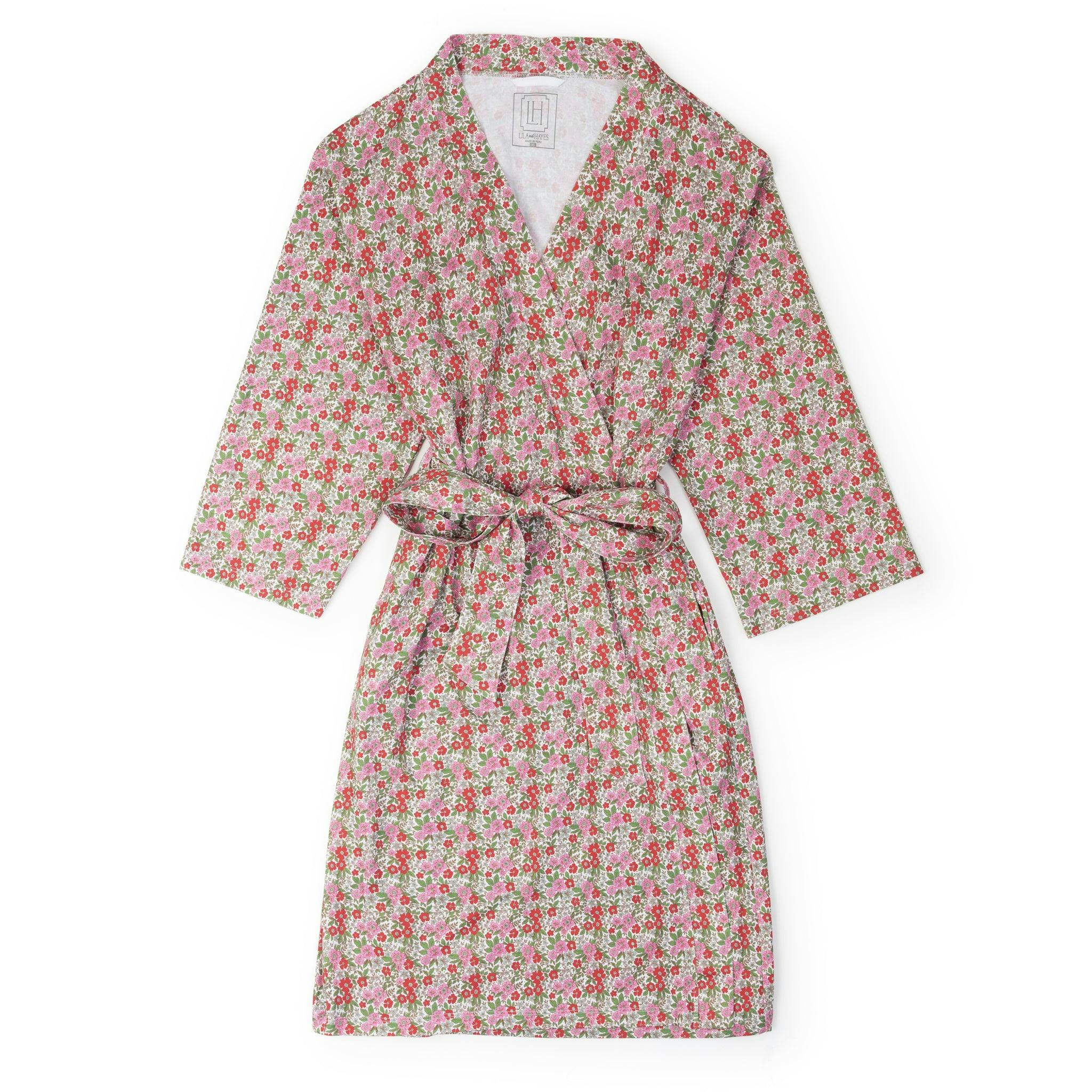Sassy Women's Spa Wrap - Floral Noel