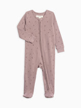 Lane Waffle Knit Zipper Sleeper