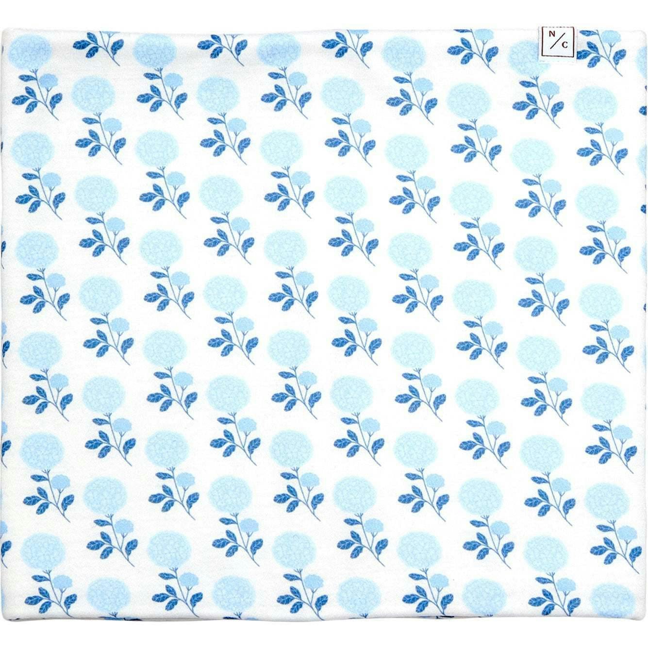 Blue Hydrangea Fleece Lined Neck Warmer