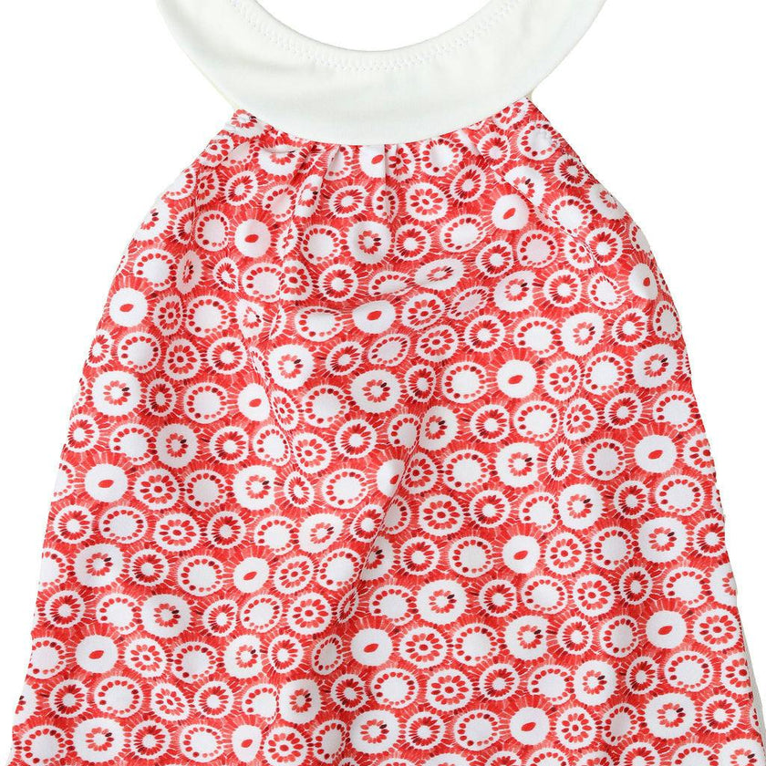 Scarlett One Piece Swimsuit Jellyfish Print Terracotta