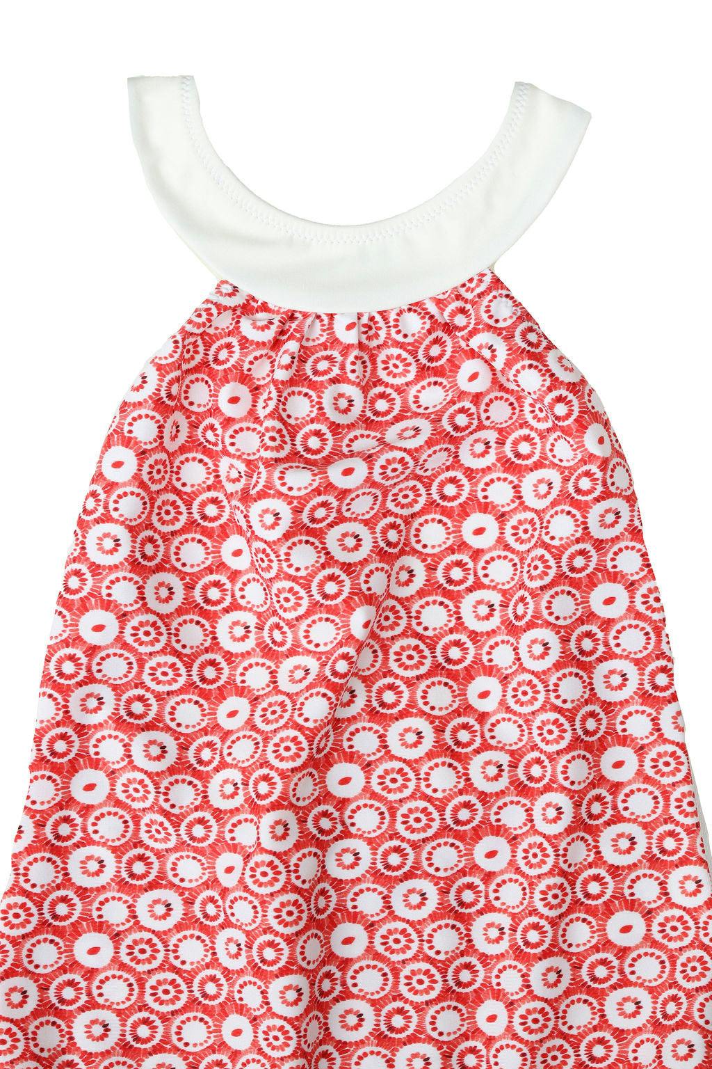 Scarlett One Piece Swimsuit Jellyfish Print Terracotta