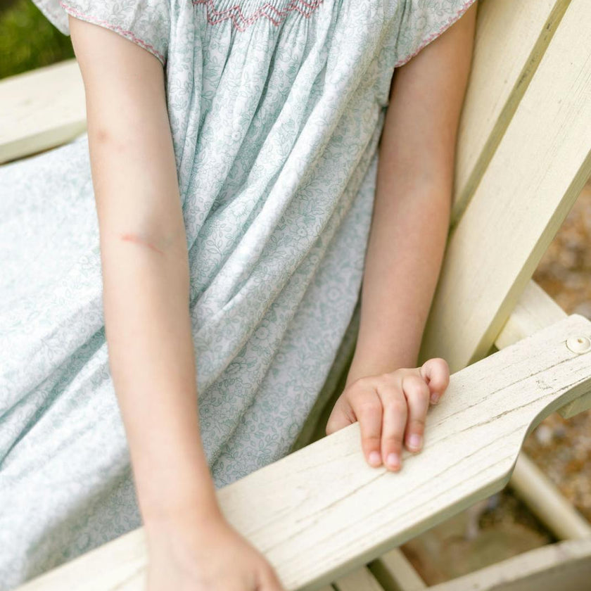 Daisy Dress in Verdant Blooms