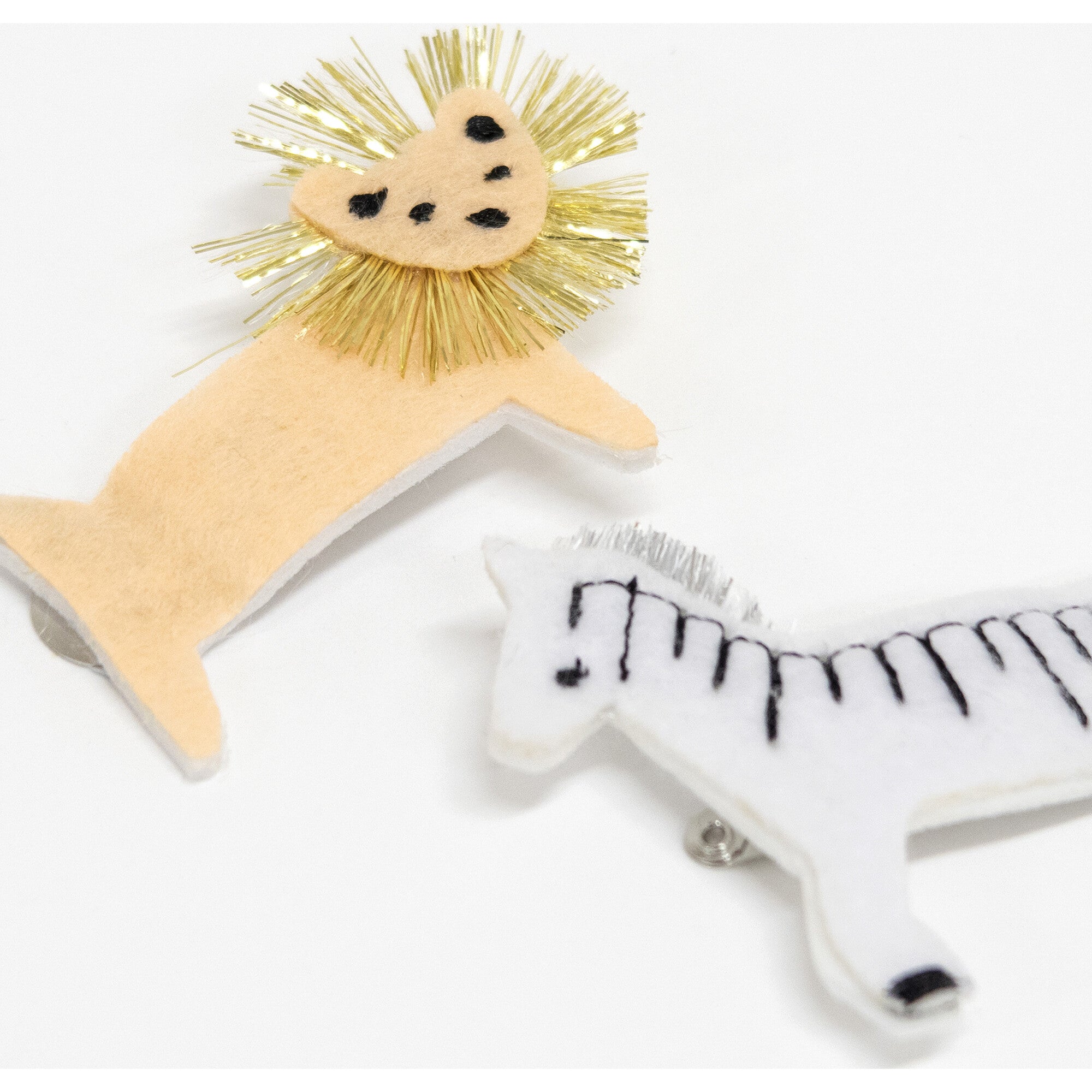 & Felt Hair Clips