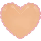 Pastel Heart Large Plates