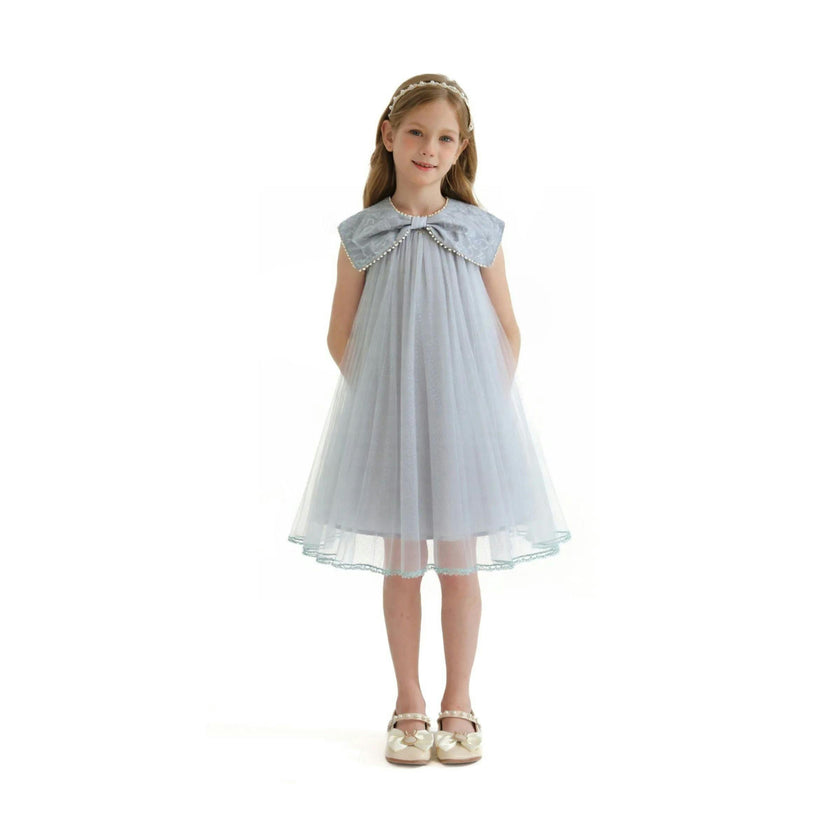 Blue Tulle Party Dress