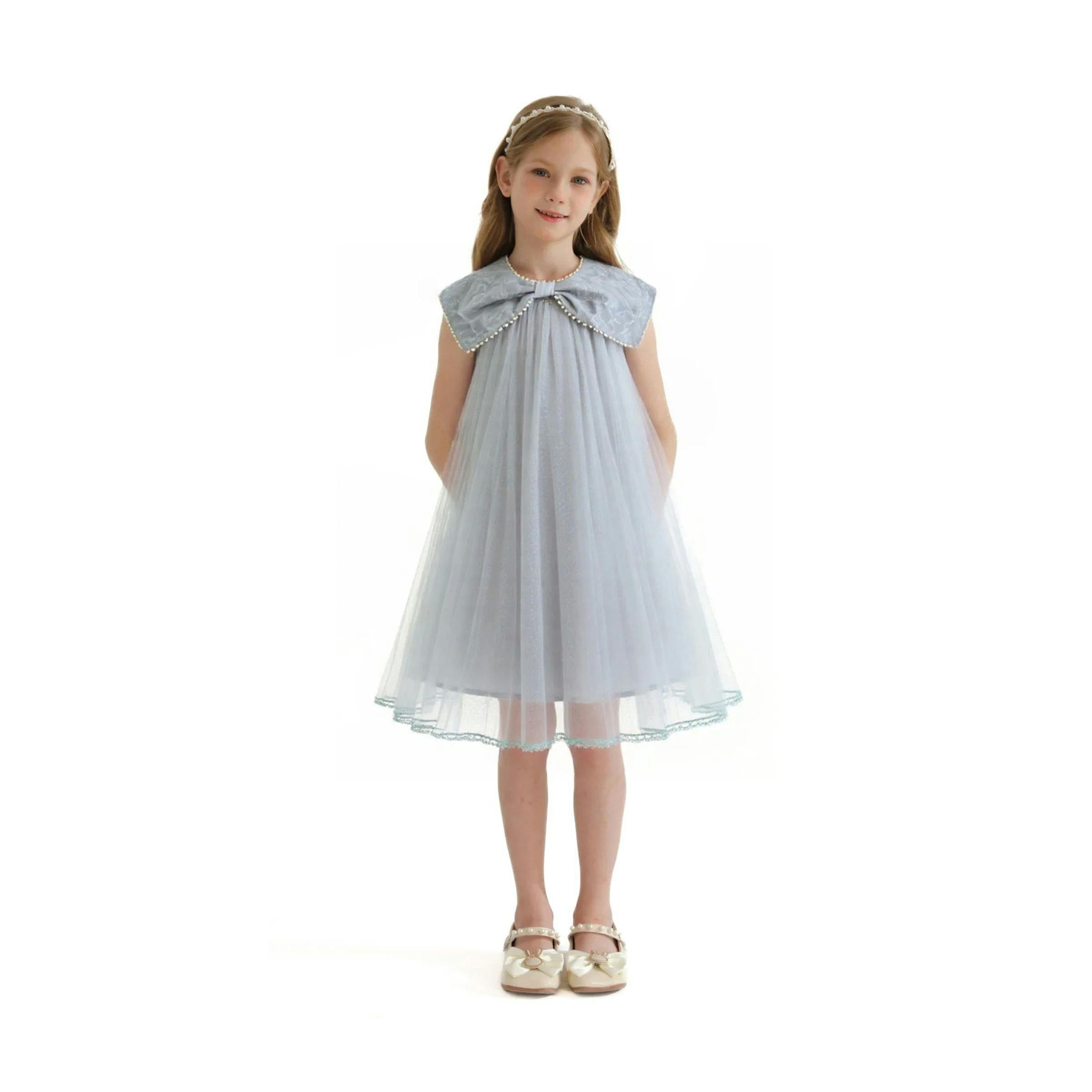 Blue Tulle Party Dress