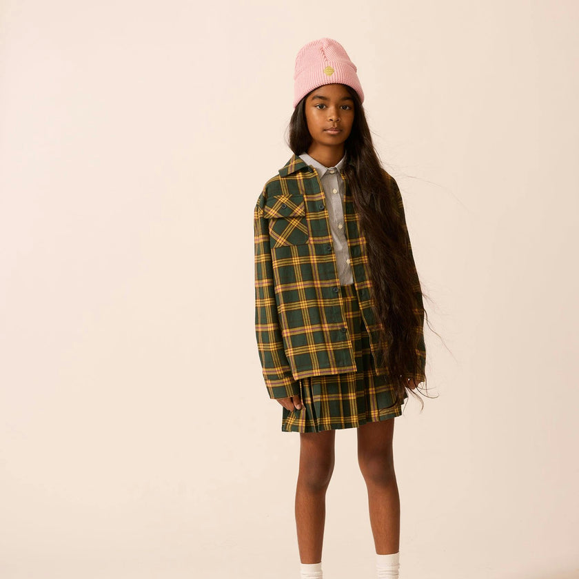 Flannel Overshirt in Tempo Plaid