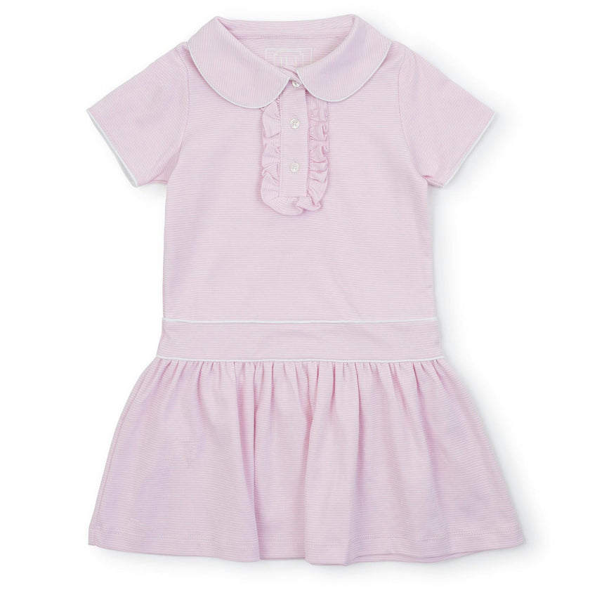 Sydney Girls' Dress Pink Stripes