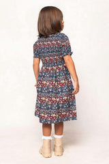 Mini Parker Dress in Dusk Floral Medley