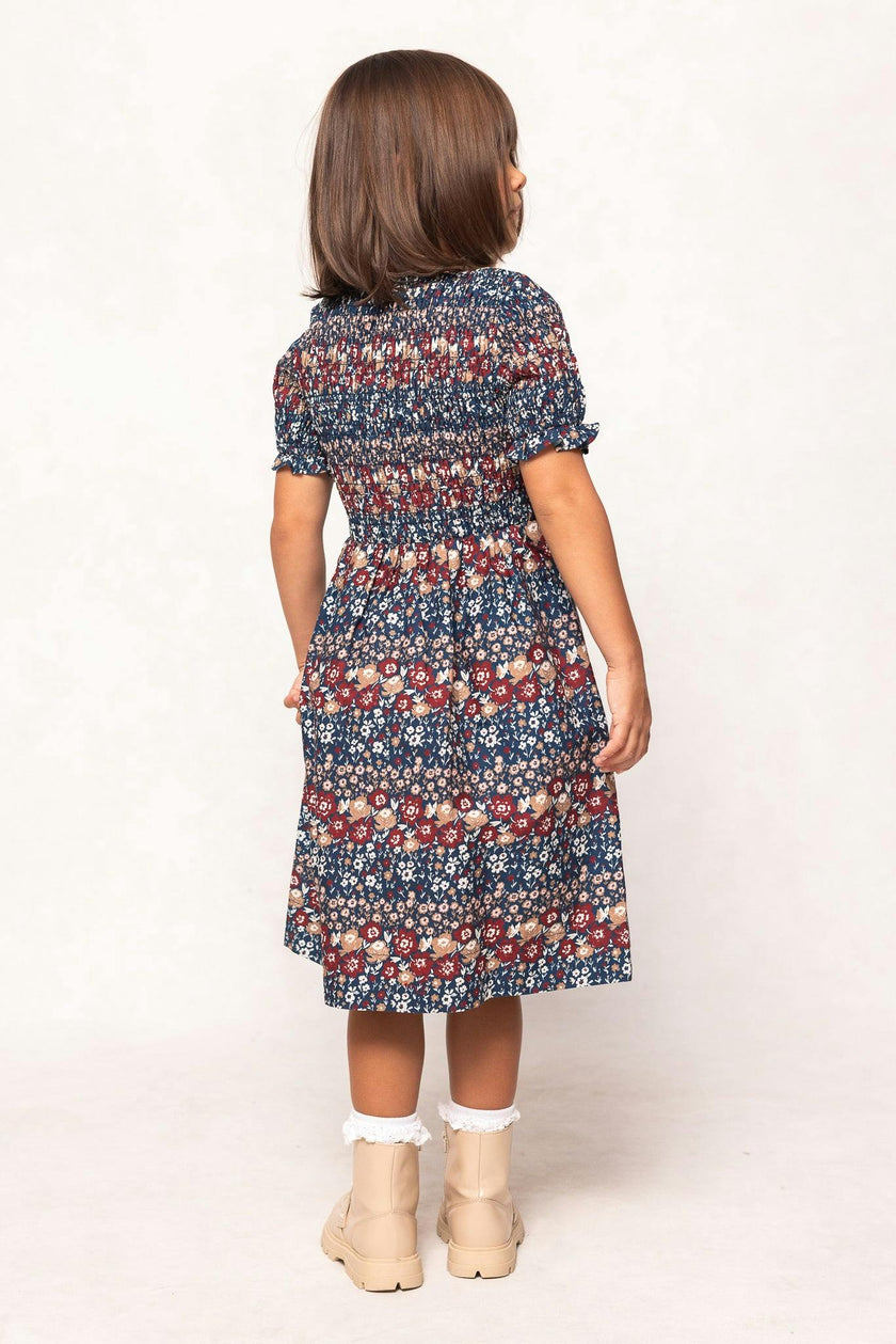 Mini Parker Dress in Dusk Floral Medley