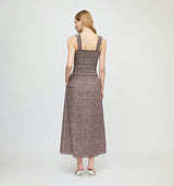 The Azalea Maxi Nap Dress - Chocolate Ditsy Thistle