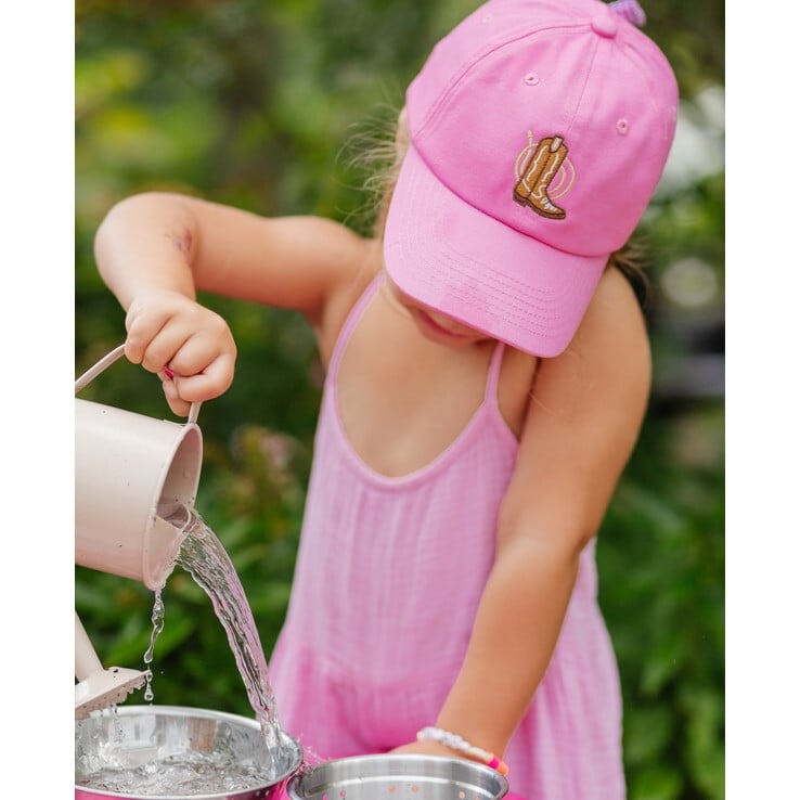 Cowboy Boot Bow Baseball Hat