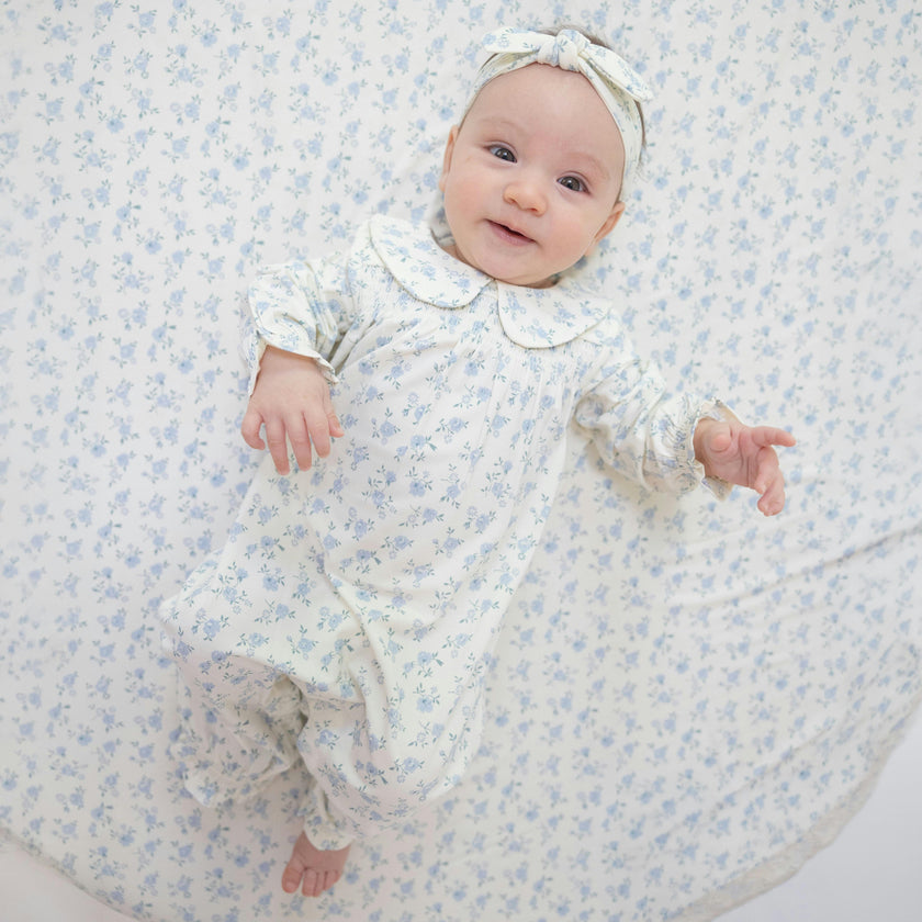 Rose Briar - Smocked Long Sleeve Romper