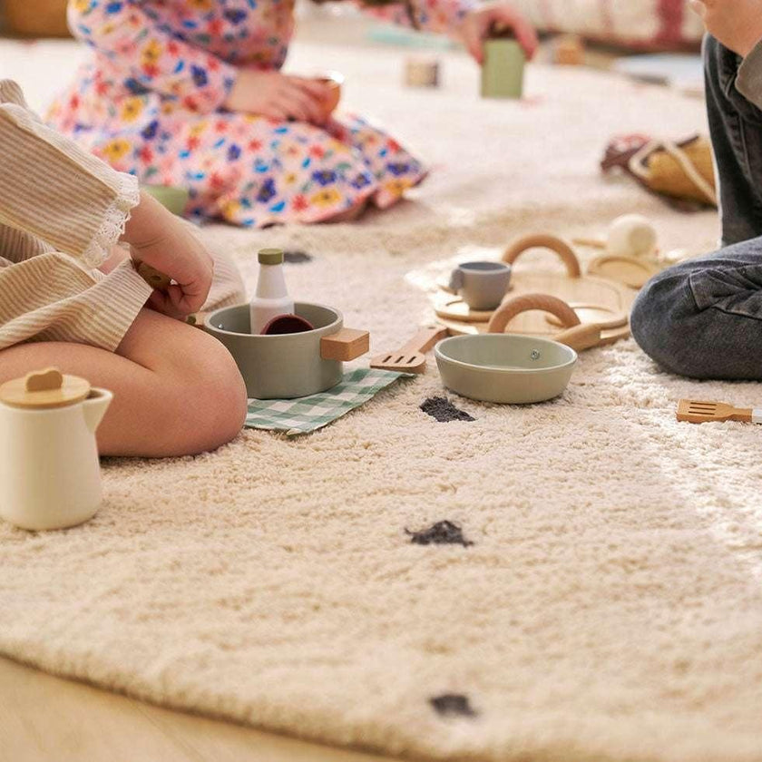 Dotted Washable Organic Cotton Rug