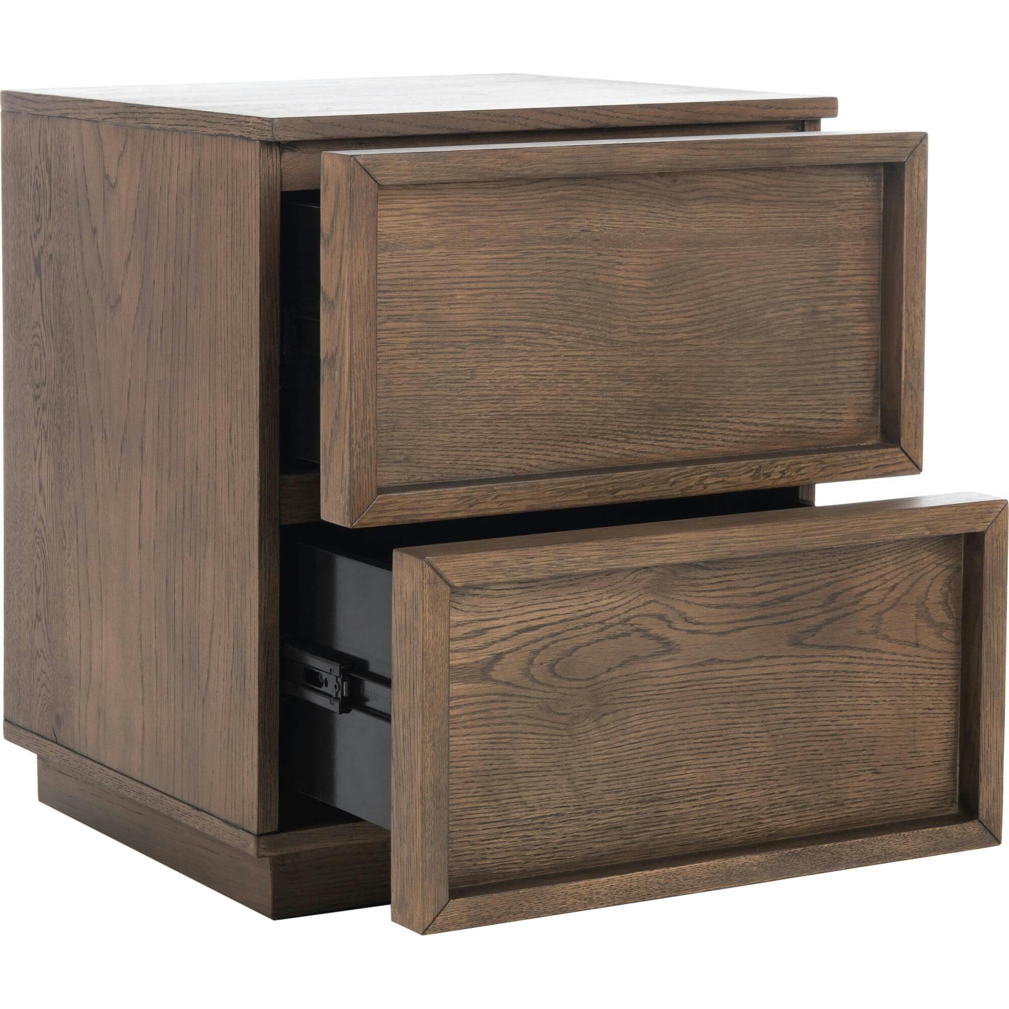 Zeus 2 Drawer Nightstand