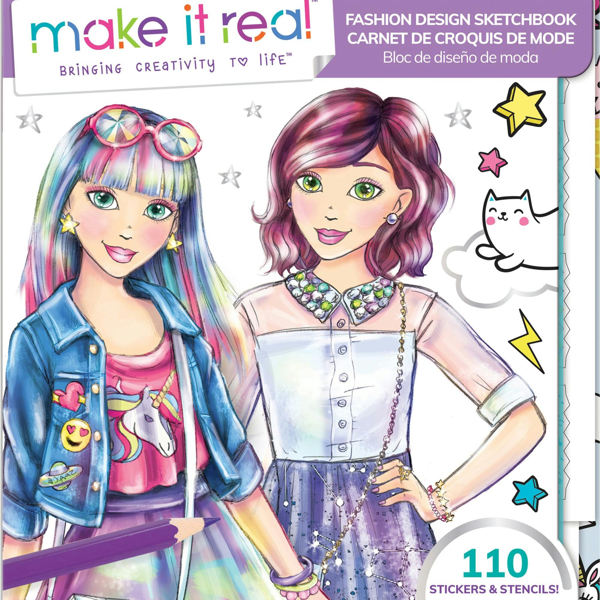 Fashion Design Sketchbook: Digital Dream