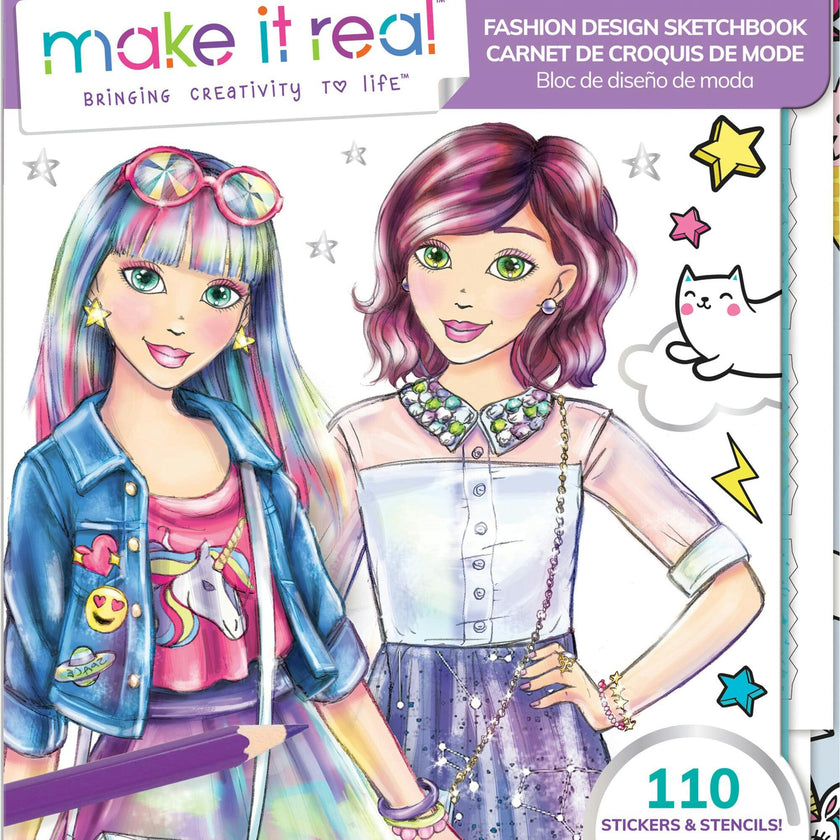 Fashion Design Sketchbook: Digital Dream