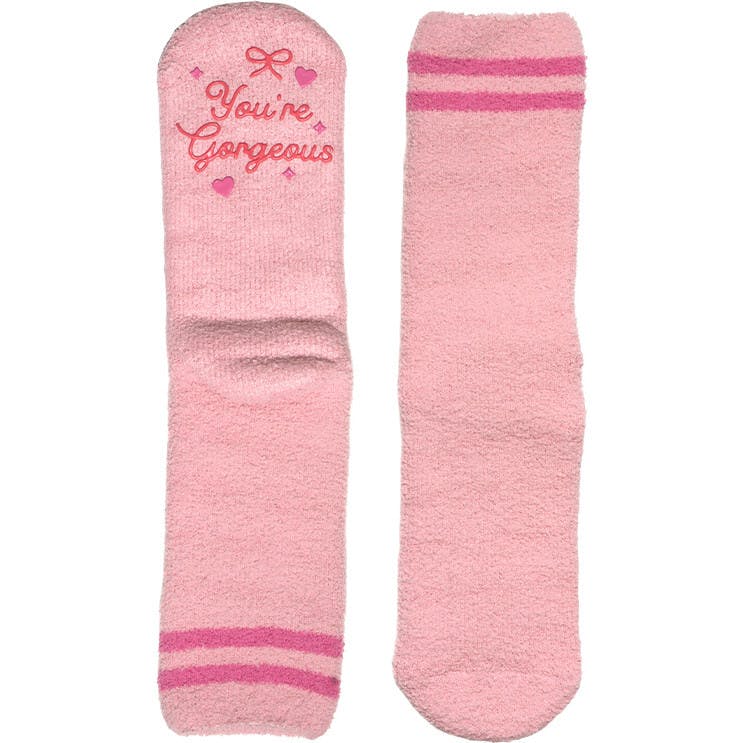 Gorgeous Fuzzy Crew Socks