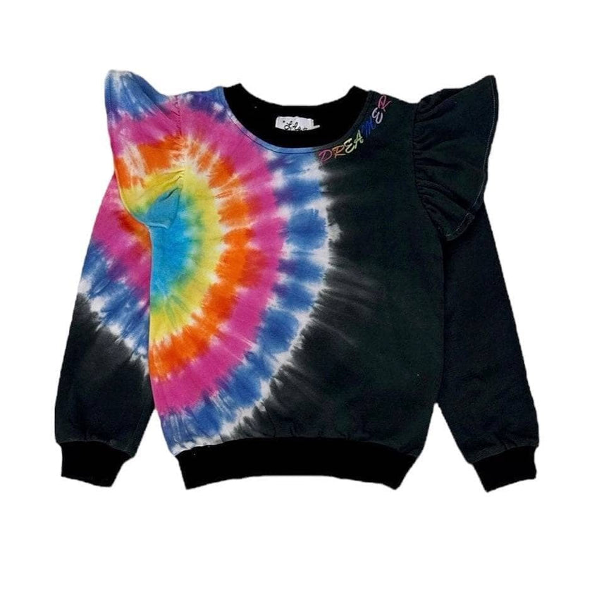 Women’s Rainbow Tie Dye Ruffle Set
