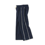 Lace Trim Track Pants, Indigo