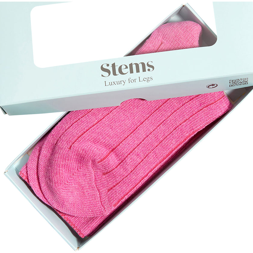 Women's Lux Wool Cashmere Crew Socks Gift Box