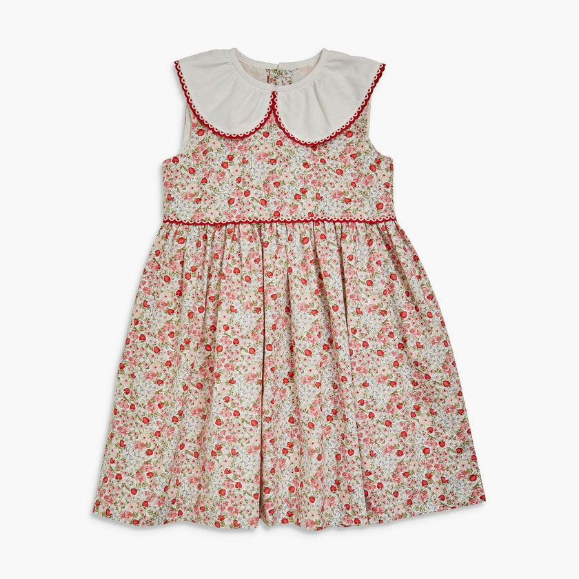 Lorena Dress Strawberry Print