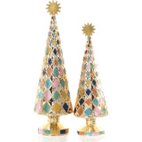Stacked Diamond Trees Pastel