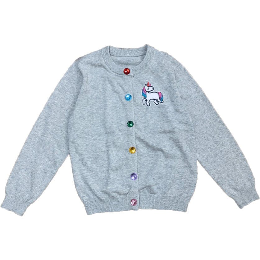 Grey Rainbow Gem Cardigan