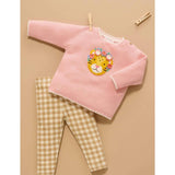 Embroidered Frida Jumper Guava Melange