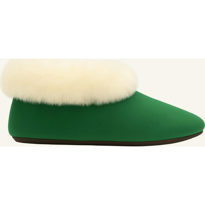 Kids Genuine Alpaca Fur Slippers | Handmade in Peru | Naturally Hypoallergenic | Lavender Plum
